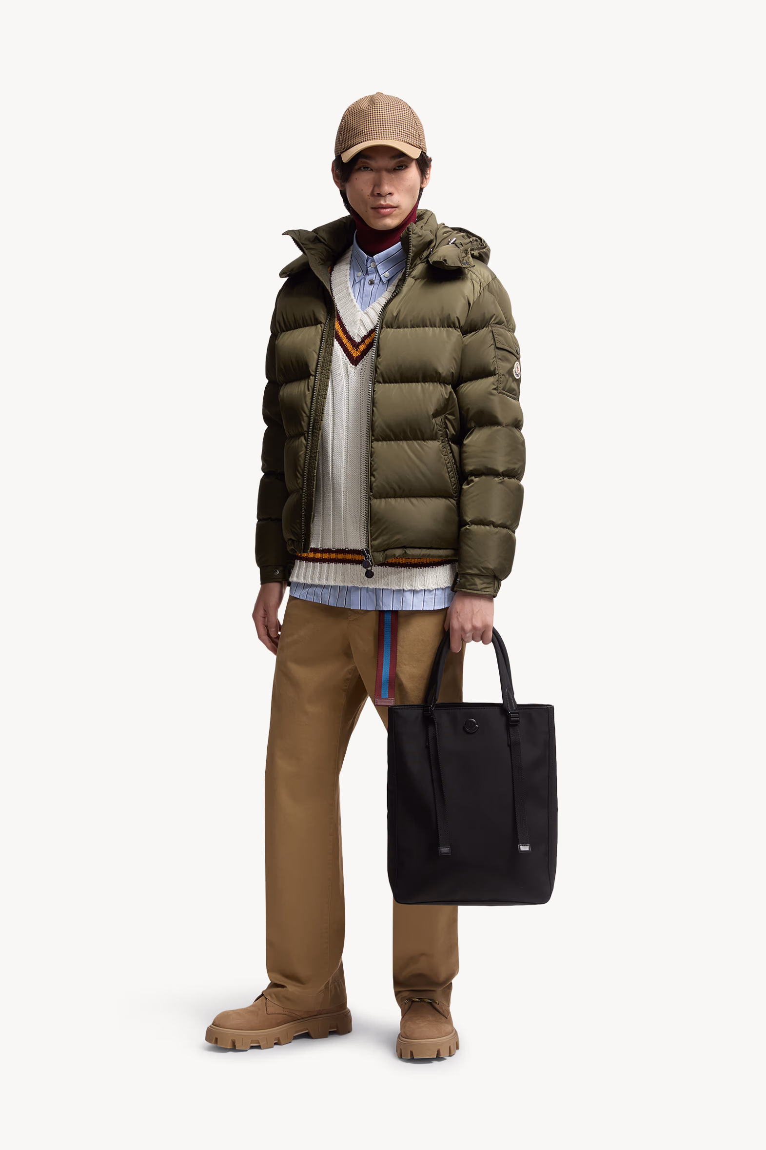 Pierrick Water-Repellent Tote Bag Men Black Moncler 2